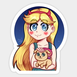 Star&Puppy Sticker